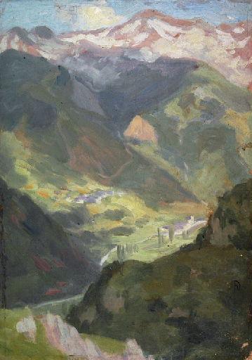 Le Pic de Sesque, soleil tombé