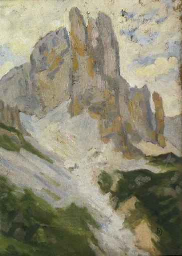 Aiguilles d'Ansabère, ciel gris