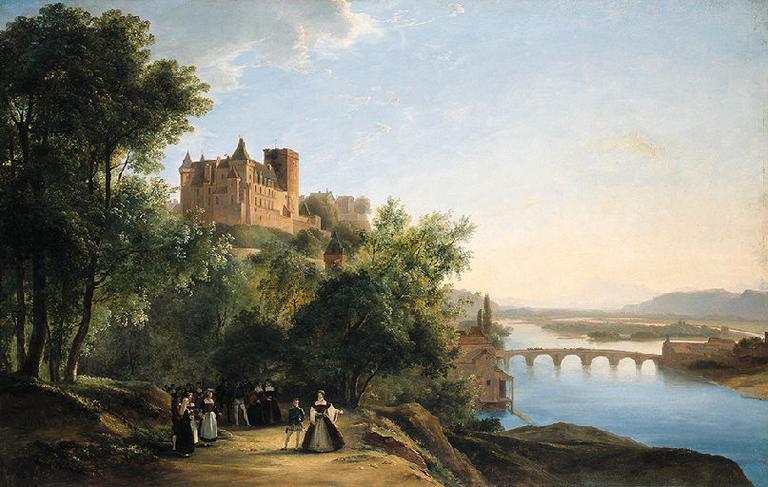 Le Château de Pau vu du parc