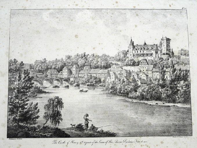 The Castle of Henry 4th & part of the Town of Pau, Basses