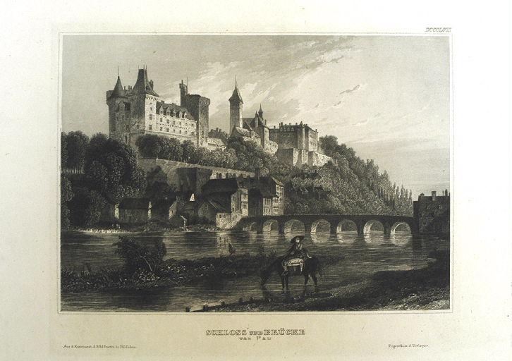 Schloss und Brücke von Pau