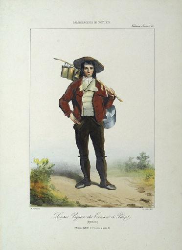 Laitier, paysan des environs de Pau