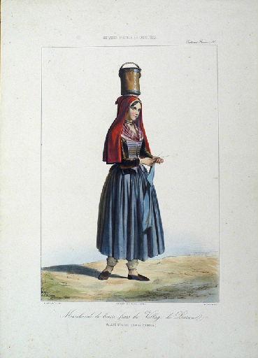 Marchande de beurre frais du village de Laruns