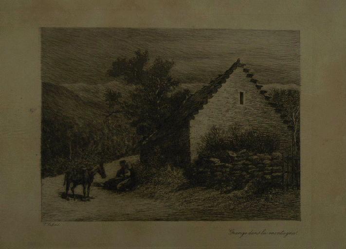 Grange dans la montagne