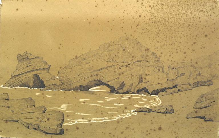 Biarritz entre la côte des Foux et le port des Barques