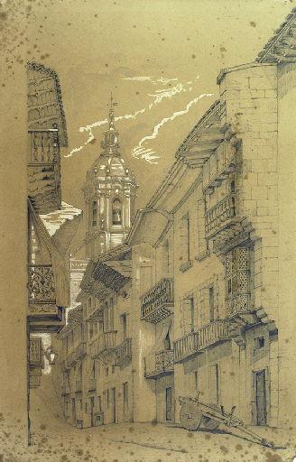 Fontarabie : la Grande rue