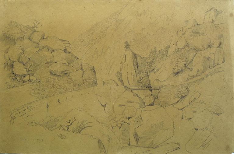 Aux environs de Cauterets (titre factice)