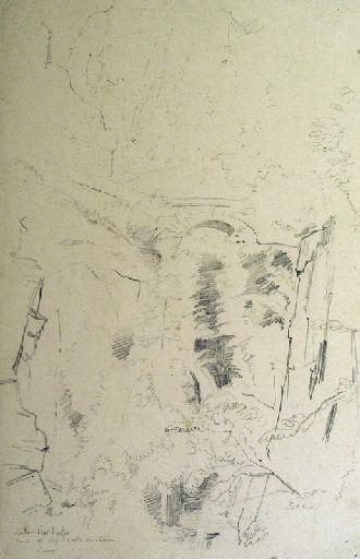 Vallée du Lavedan : ancien pont d'Enfer sur la route