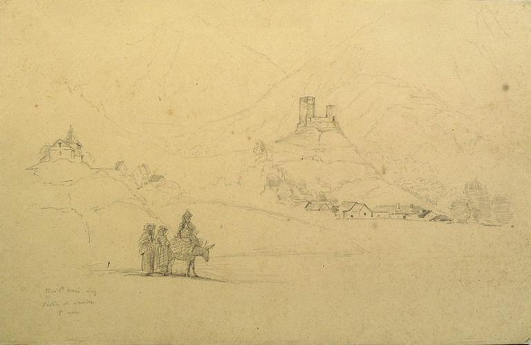 Vallée du Lavedan : la Tour Sainte Marie à Luz