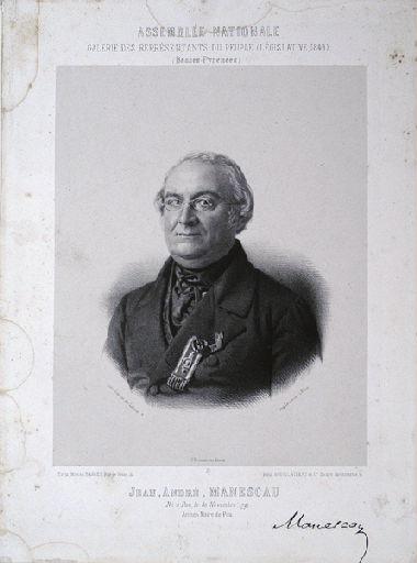Portrait de Jean André Manescau