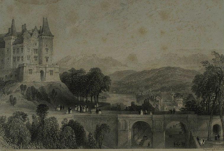 Castle of Pau, the birth-place of Henri Quatre