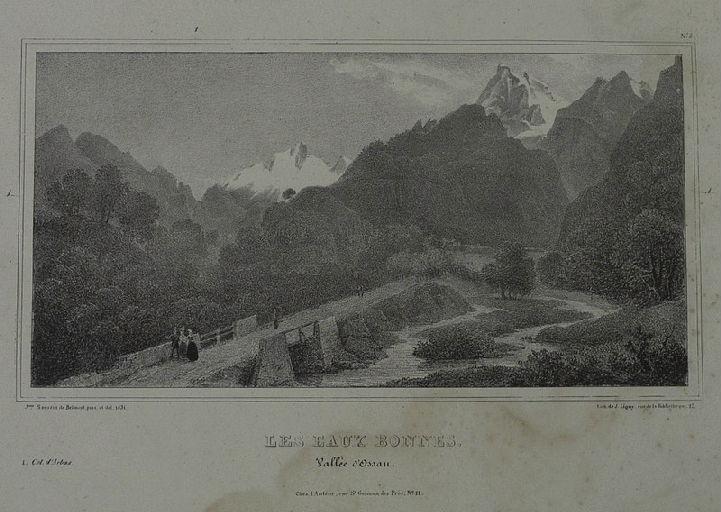 Les Eaux Bonnes. Vallée d'Ossau.