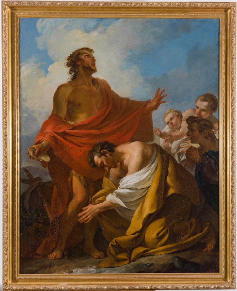 Saint Jean Baptiste baptisant les Juifs dans le désert