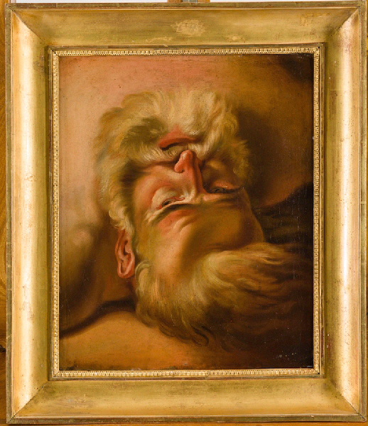 Etude de tête à la renverse