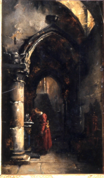 Saint Louis au tombeau de sa mère ; Saint Louis en méditation
