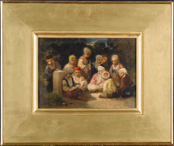 Scène d'enfants turcs