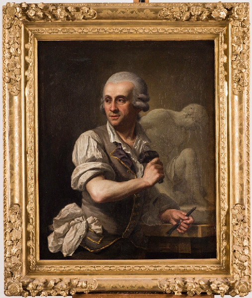 Pierre Julien sculptant le Gladiateur