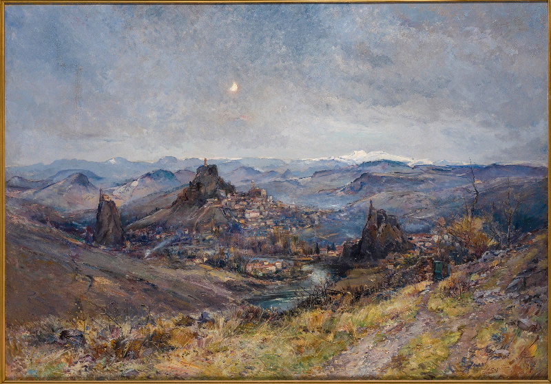 Vue du Puy-en-Velay, prise des Orgues d'Espaly