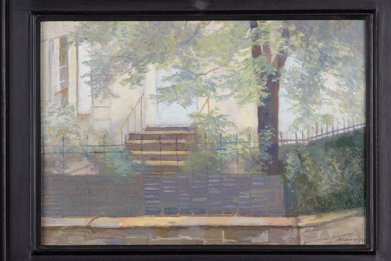 Maison derrière la clôture