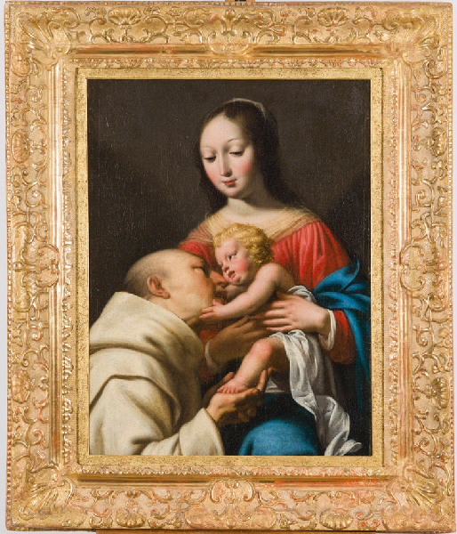 La Vierge présentant l'Enfant Jésus à saint Bruno