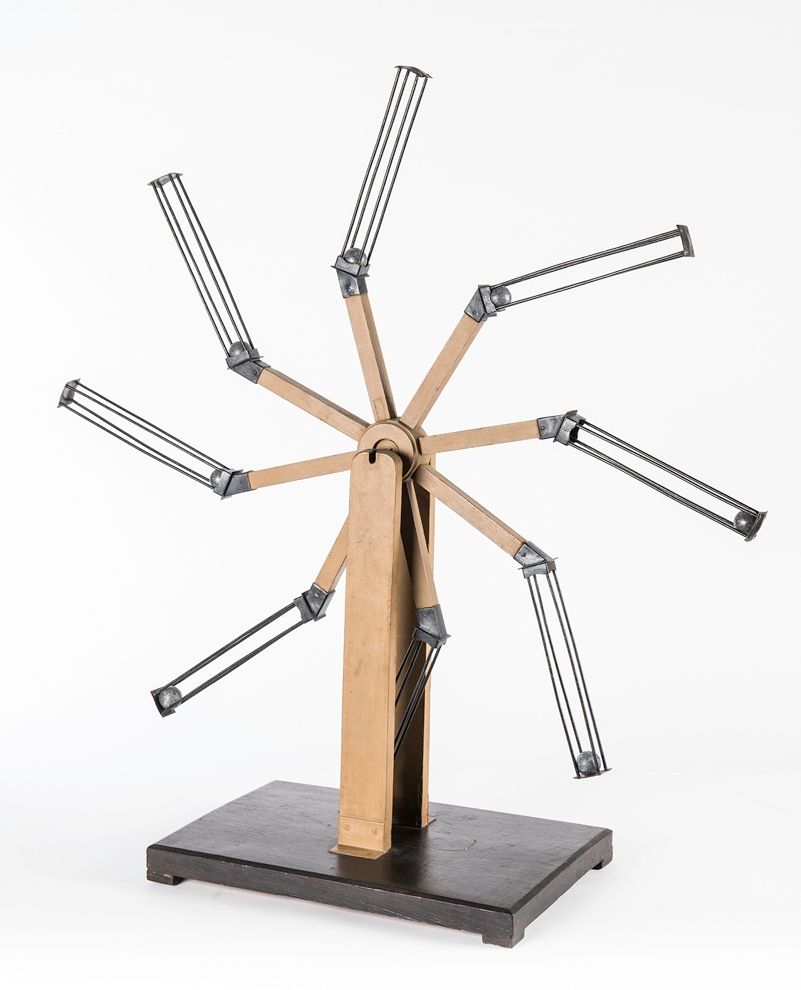 Tentative de mouvement perpétuel : Roue à contre-poids mobiles