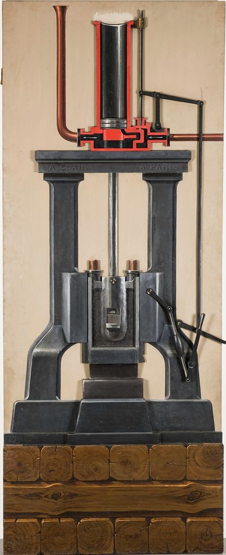 Marteau pilon à vapeur à simple effet