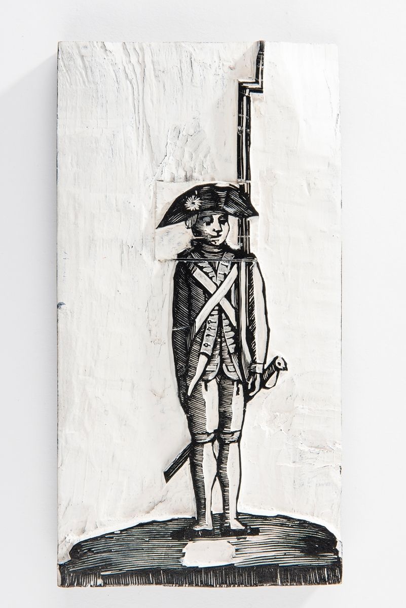 Fantassin ; Bois gravé