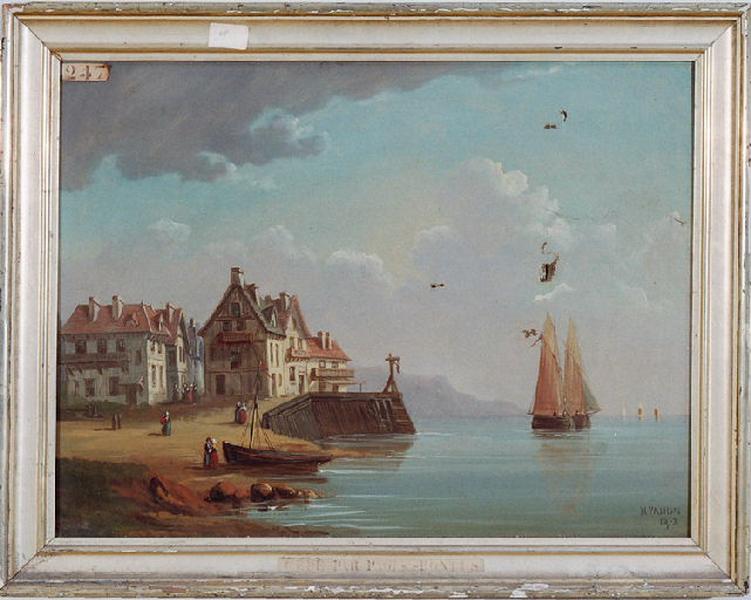 Maison au bord d'un lac