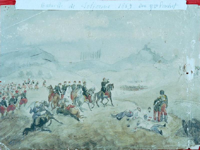 Napoléon III à la bataille de Solférino