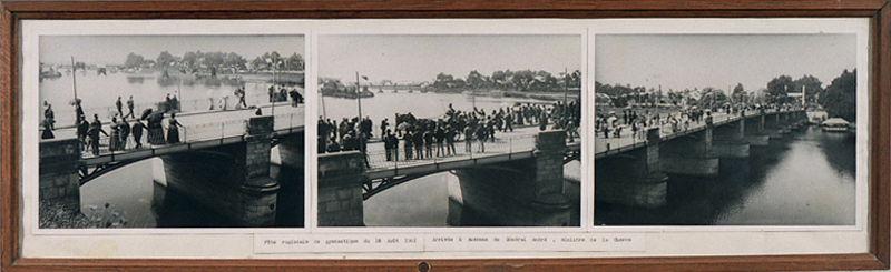 Arrivée du général André, le 18 août 1901