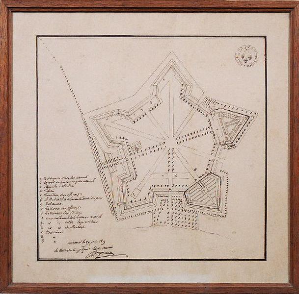 Plan du Polygone d'Artillerie d'Auxonne (à Tillenay)