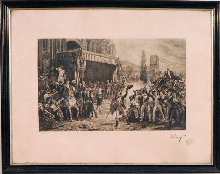 Bonaparte dans la foule