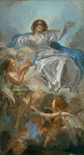 L'Assomption ; Sujet allégorique (Titre donné dans le catalogue de 1883)
