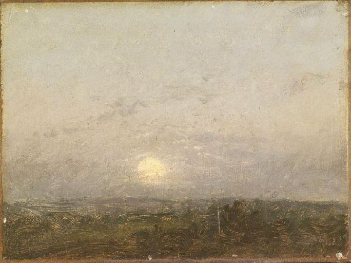 Soleil dans la brume