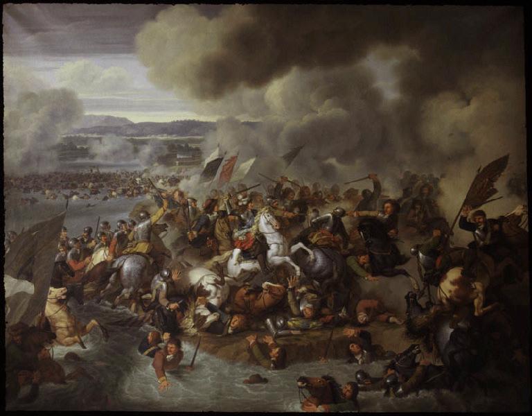 Le Passage du Rhin par l'armée française sous le commandement du Grand Condé (1672)