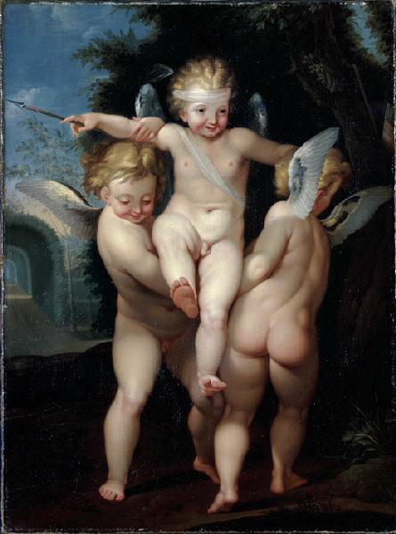 Le Triomphe de l'Amour (copie d'après Salimbeni)