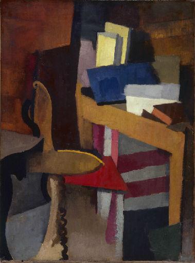 Livres sur un guéridon