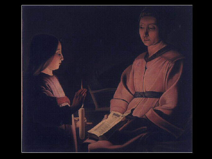 L'Education de la Vierge ; La Leçon de lecture (ancien titre)