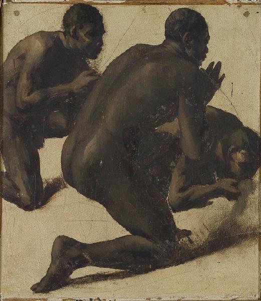 Etude d'hommes noirs ; Etude pour la 'Traite des nègres' (?, titre ancien)
