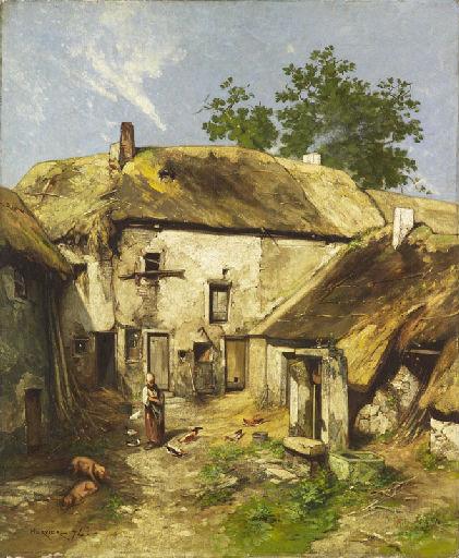 Cour de ferme à Ennery