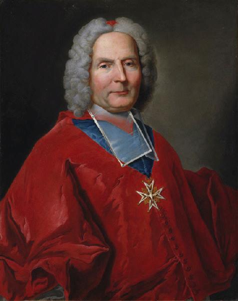 Portrait du Cardinal de La Tour d'Auvergne (copie d'après Rigaud) ; Portrait du cardinal de Saulx-Tavannes (ancien titre inventaire)