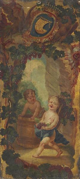 Génies vendangeurs (l'automne)