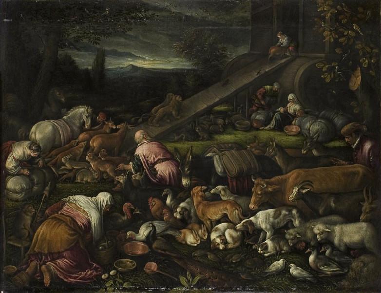 L'Entrée des animaux dans l'Arche ; Noé fait entrer les animaux dans l'Arche (autre titre)