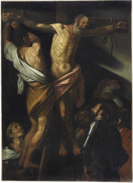 Le Crucifiement de Saint André (copie d'après Le Caravage)