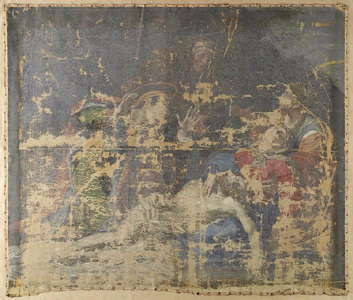 La Déploration du Christ (copie d'après Annibale Carrache) ; Piéta avec les trois Marie (autre titre)