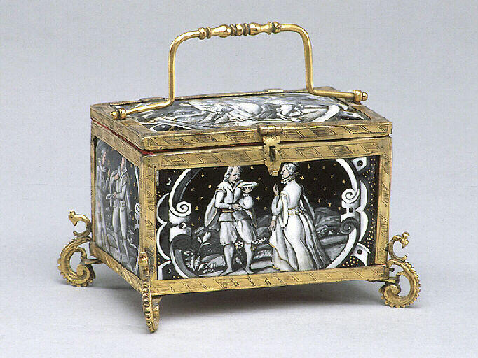 Scènes galantes ; Les cinq sens (proposition de titre)