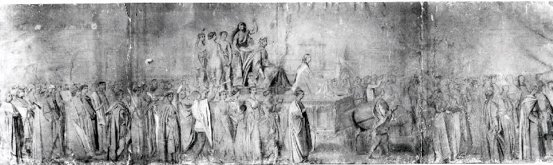 Carton pour 'Le Triomphe de Pétrarque'