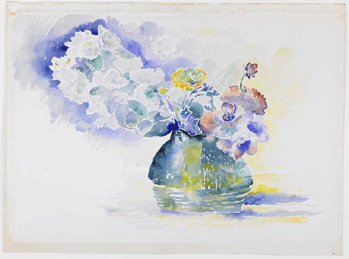 Bouquet de fleurs dans un pot