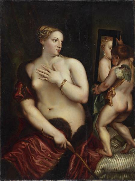 Vénus au miroir (copie d'après Titien)