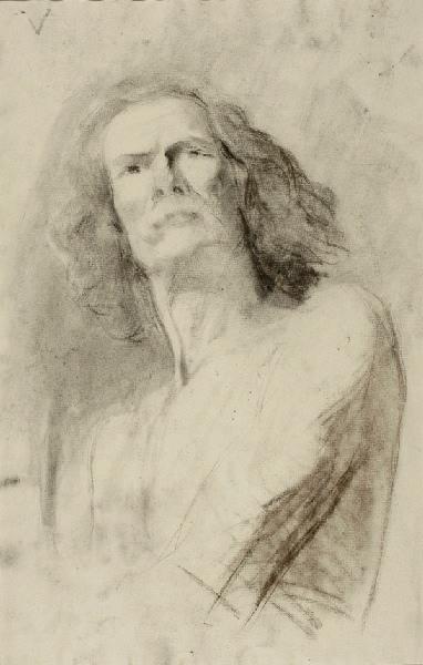 Etude de modèle masculin (recto) ; Scène antique (verso)